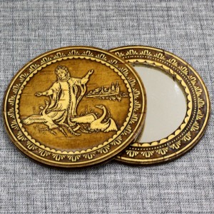 Зеркало круглое "Царевна-лебедь" Артикул 00315-3993